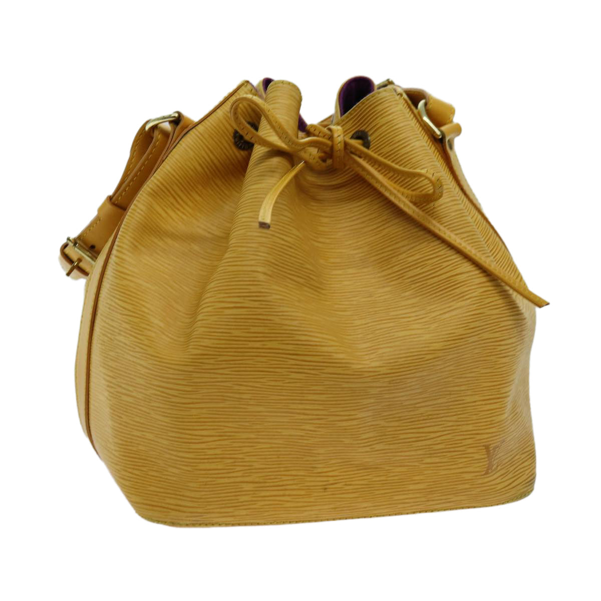 LOUIS VUITTON Epi Petit Noe Shoulder Bag Tassili Yellow M44109 LV th4754