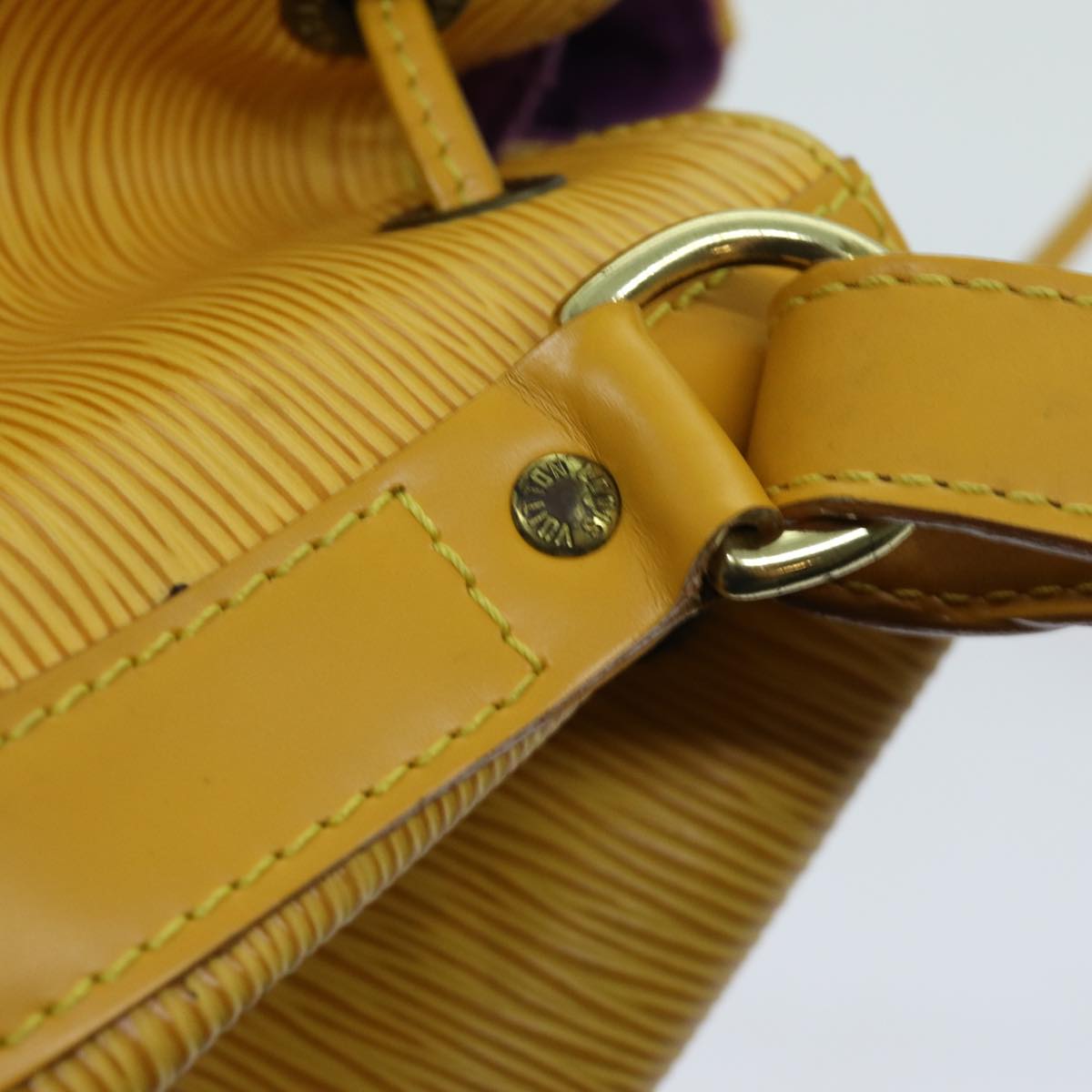 LOUIS VUITTON Epi Petit Noe Shoulder Bag Tassili Yellow M44109 LV th4754