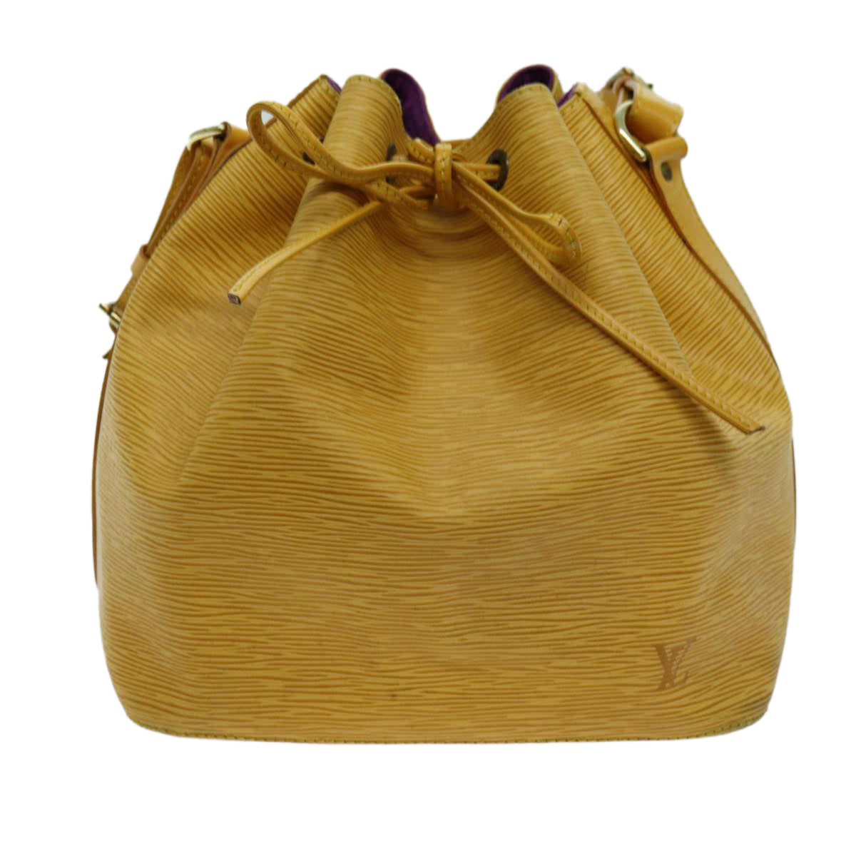 LOUIS VUITTON Epi Petit Noe Shoulder Bag Tassili Yellow M44109 LV th4754