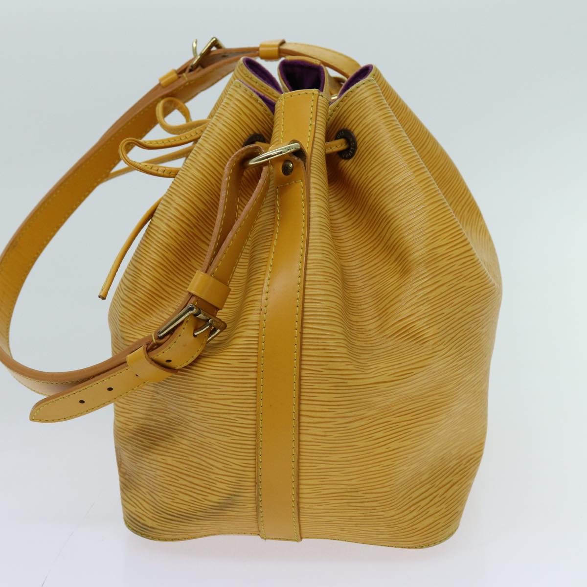 LOUIS VUITTON Epi Petit Noe Shoulder Bag Tassili Yellow M44109 LV th4754
