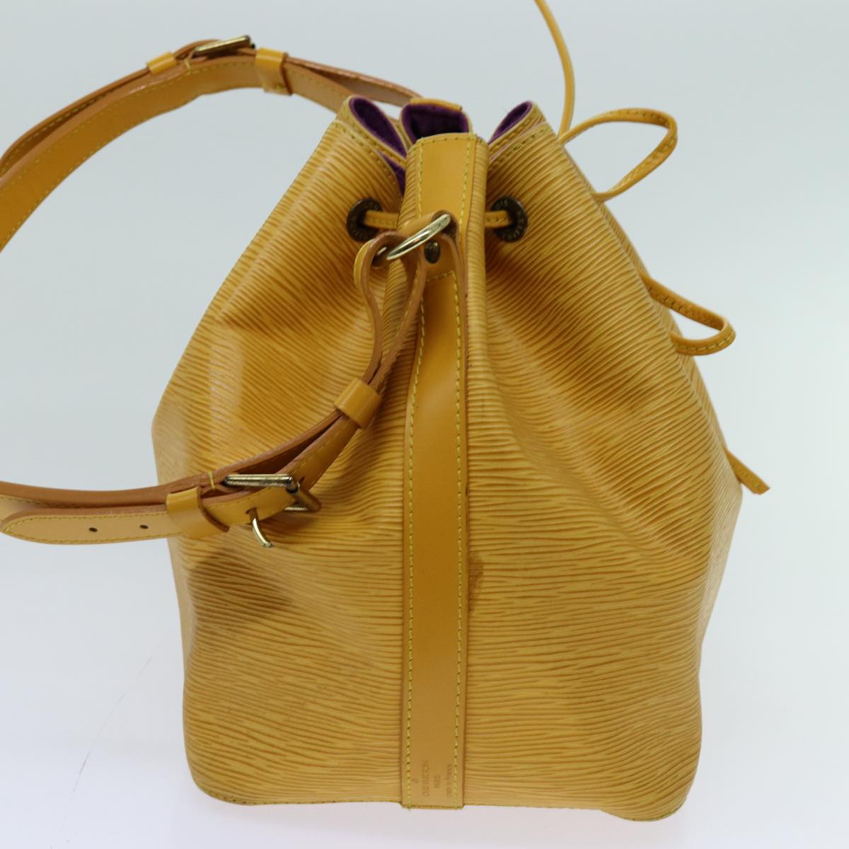 LOUIS VUITTON Epi Petit Noe Shoulder Bag Tassili Yellow M44109 LV th4754