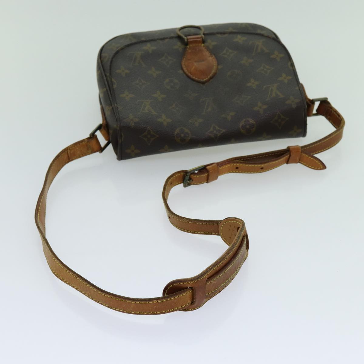 LOUIS VUITTON Monogram Saint Cloud GM Shoulder Bag M51242 LV th4755