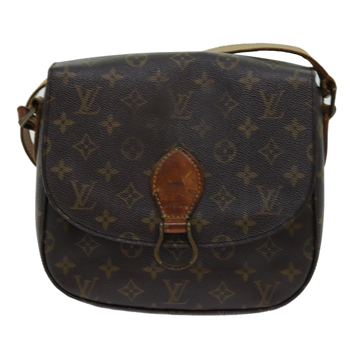 LOUIS VUITTON Monogram Saint Cloud GM Shoulder Bag M51242 LV th4755