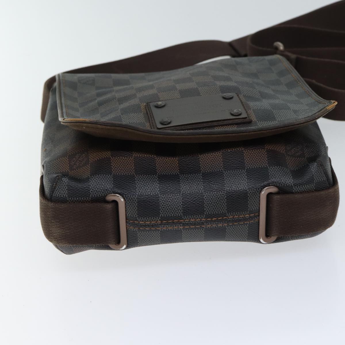 LOUIS VUITTON Damier Ebene Brooklyn PM Shoulder Bag N51210 LV th4765