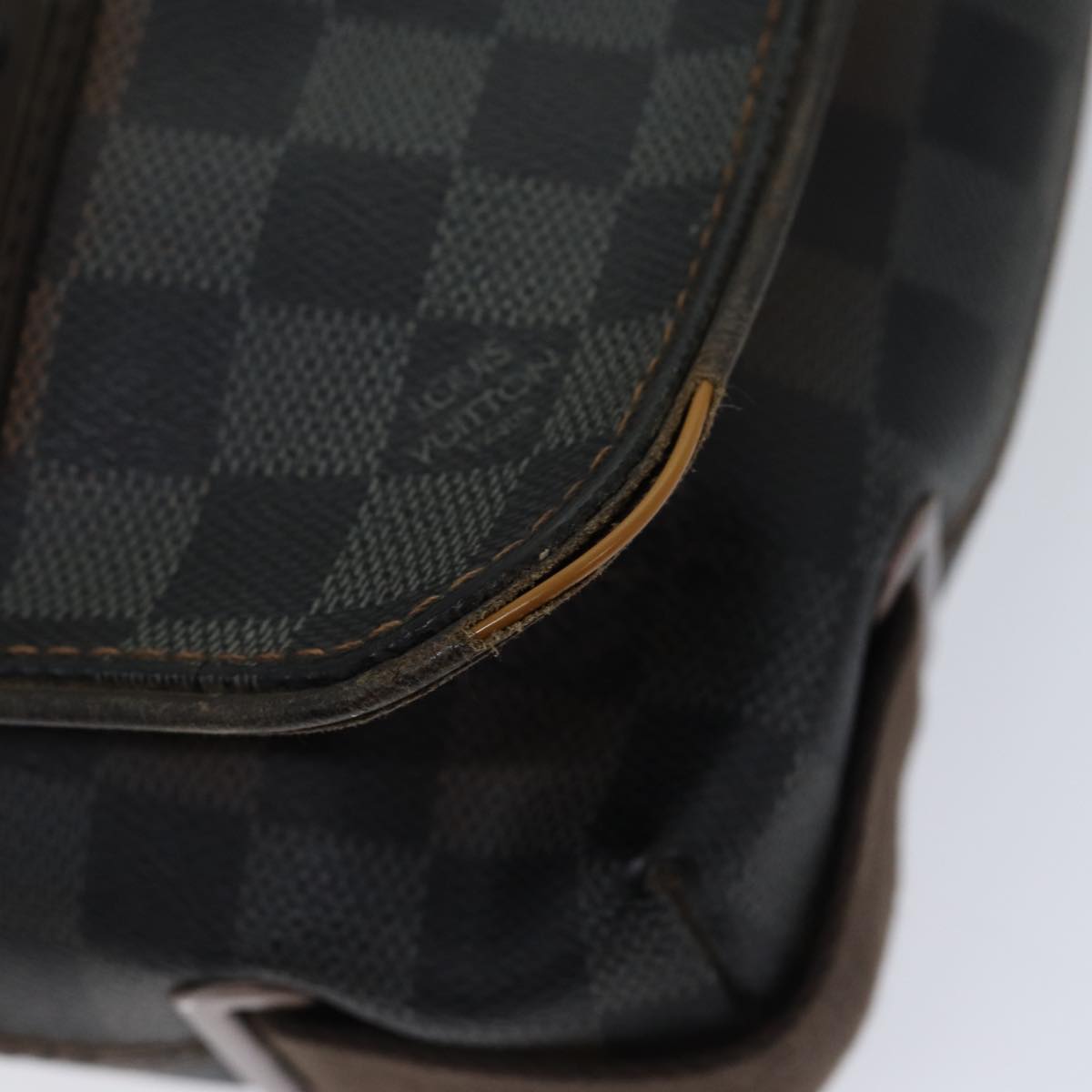 LOUIS VUITTON Damier Ebene Brooklyn PM Shoulder Bag N51210 LV th4765
