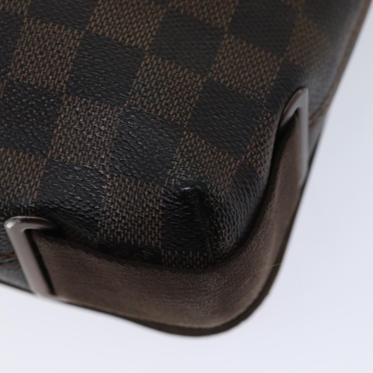 LOUIS VUITTON Damier Ebene Brooklyn PM Shoulder Bag N51210 LV th4765