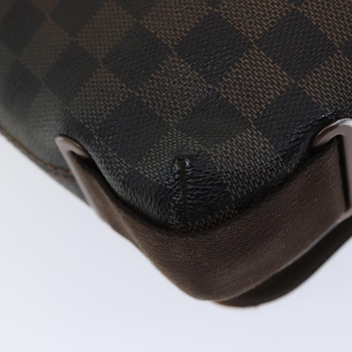LOUIS VUITTON Damier Ebene Brooklyn PM Shoulder Bag N51210 LV th4765