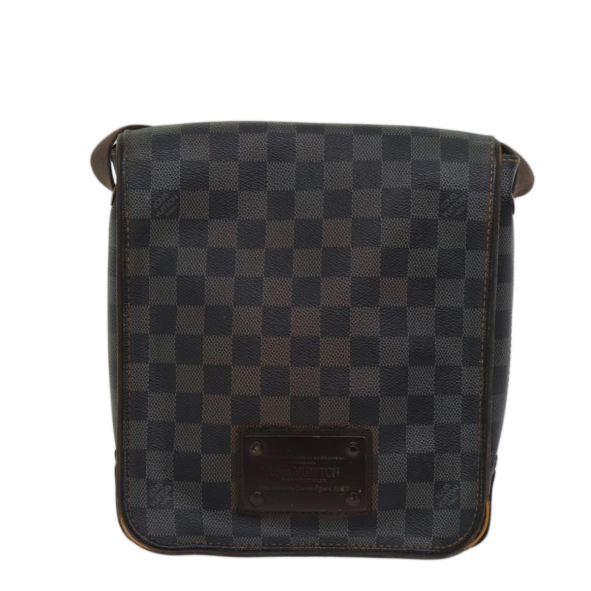 LOUIS VUITTON Damier Ebene Brooklyn PM Shoulder Bag N51210 LV th4765