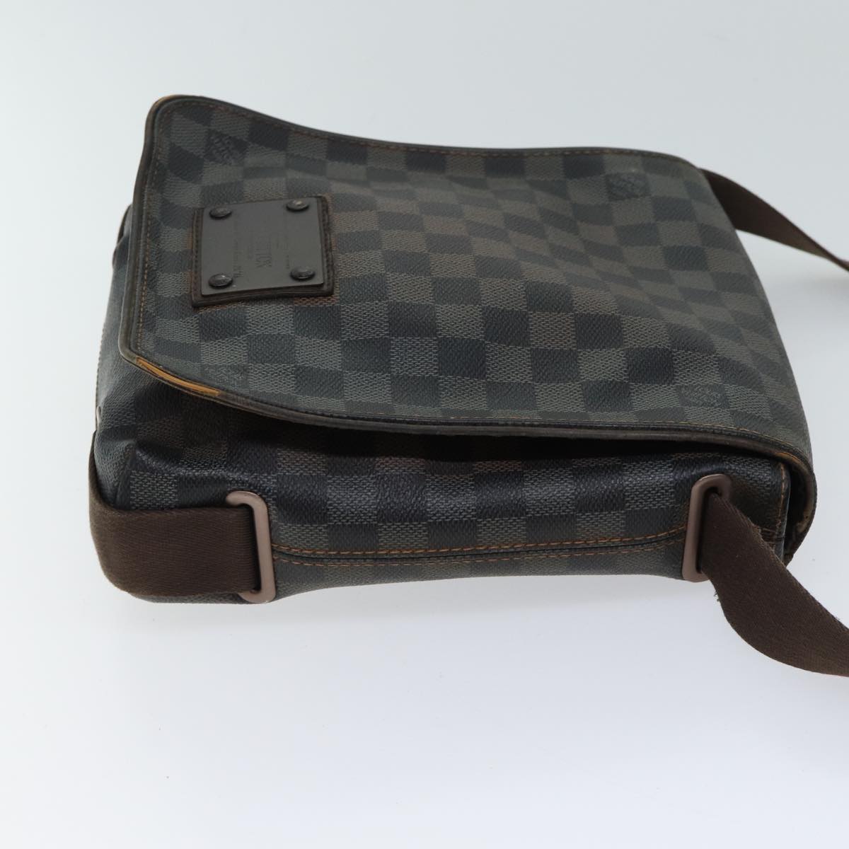 LOUIS VUITTON Damier Ebene Brooklyn PM Shoulder Bag N51210 LV th4765