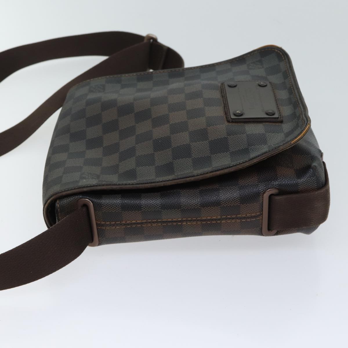 LOUIS VUITTON Damier Ebene Brooklyn PM Shoulder Bag N51210 LV th4765