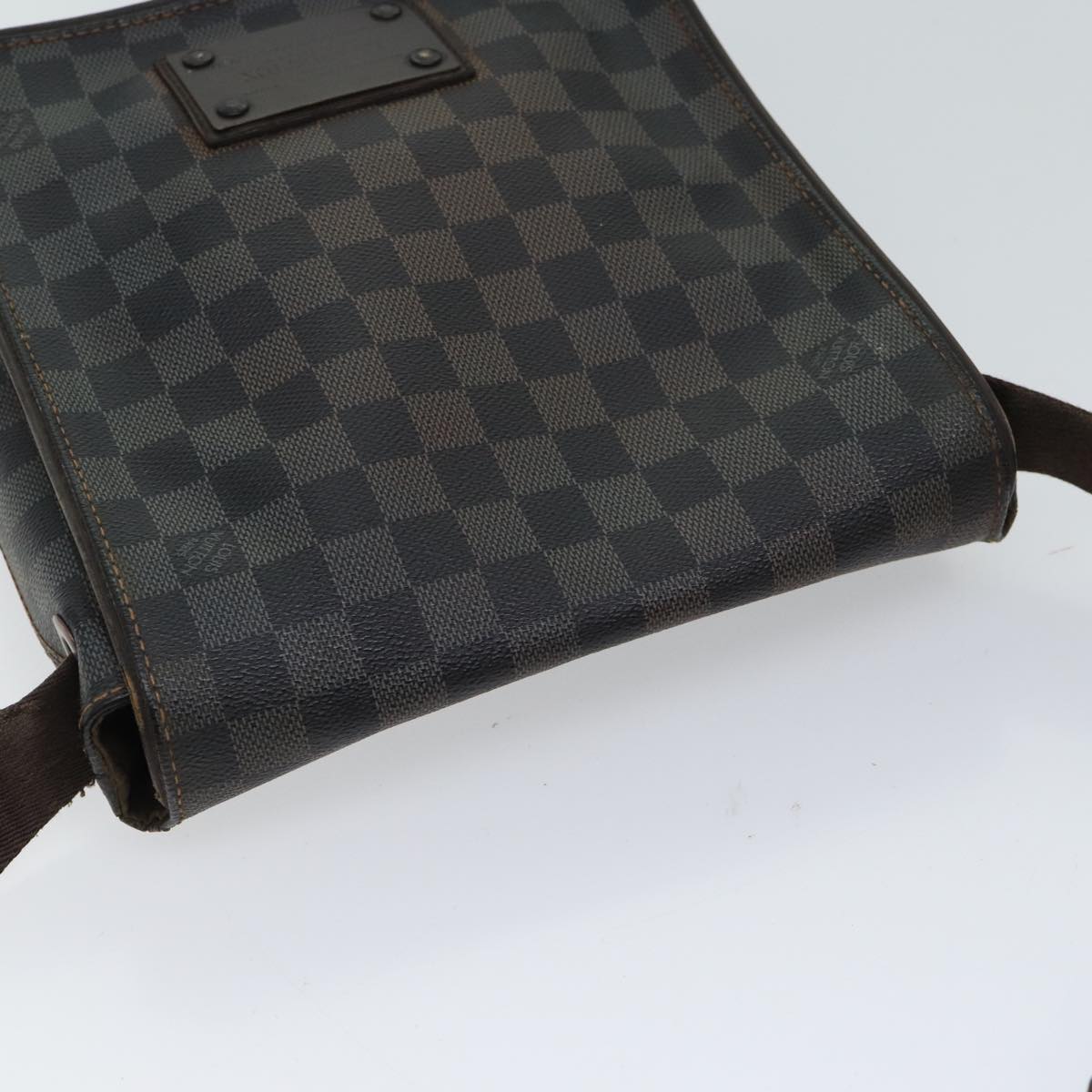 LOUIS VUITTON Damier Ebene Brooklyn PM Shoulder Bag N51210 LV th4765