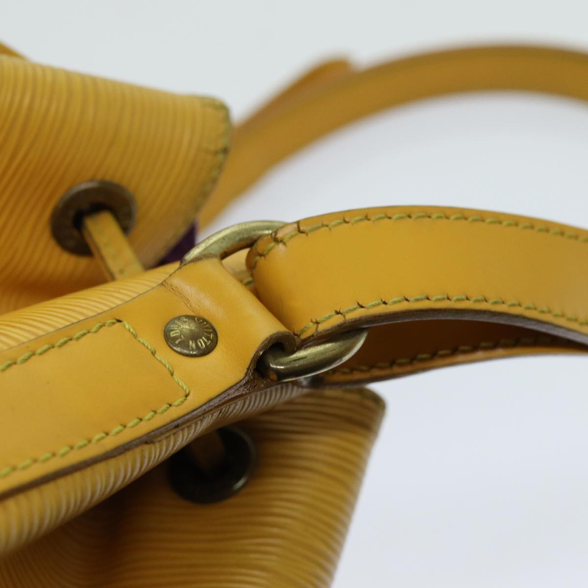 LOUIS VUITTON Epi Petit Noe Shoulder Bag Tassili Yellow M44109 LV th4766