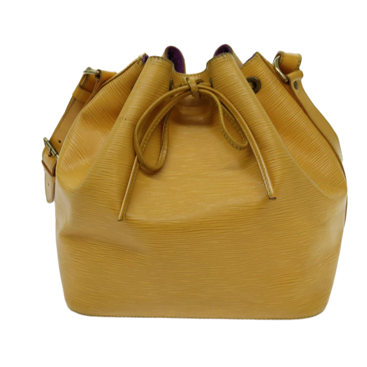 LOUIS VUITTON Epi Petit Noe Shoulder Bag Tassili Yellow M44109 LV th4766