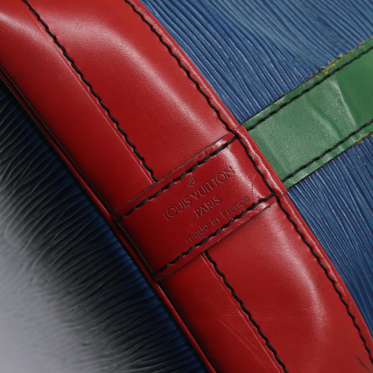 LOUIS VUITTON Epi Toriko Color Noe ShoulderBag Red Blue Green M44084 th4767
