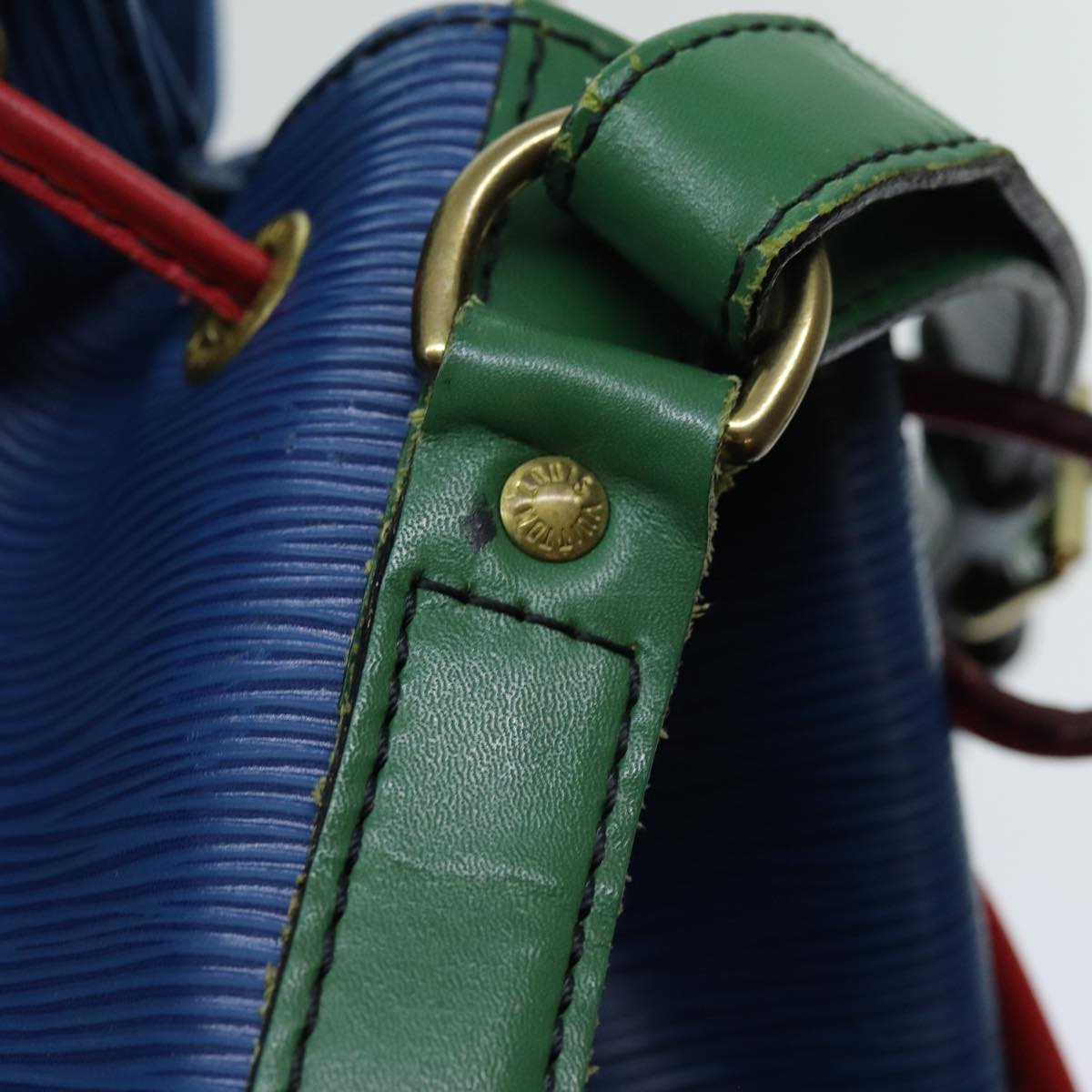 LOUIS VUITTON Epi Toriko Color Noe ShoulderBag Red Blue Green M44084 th4767