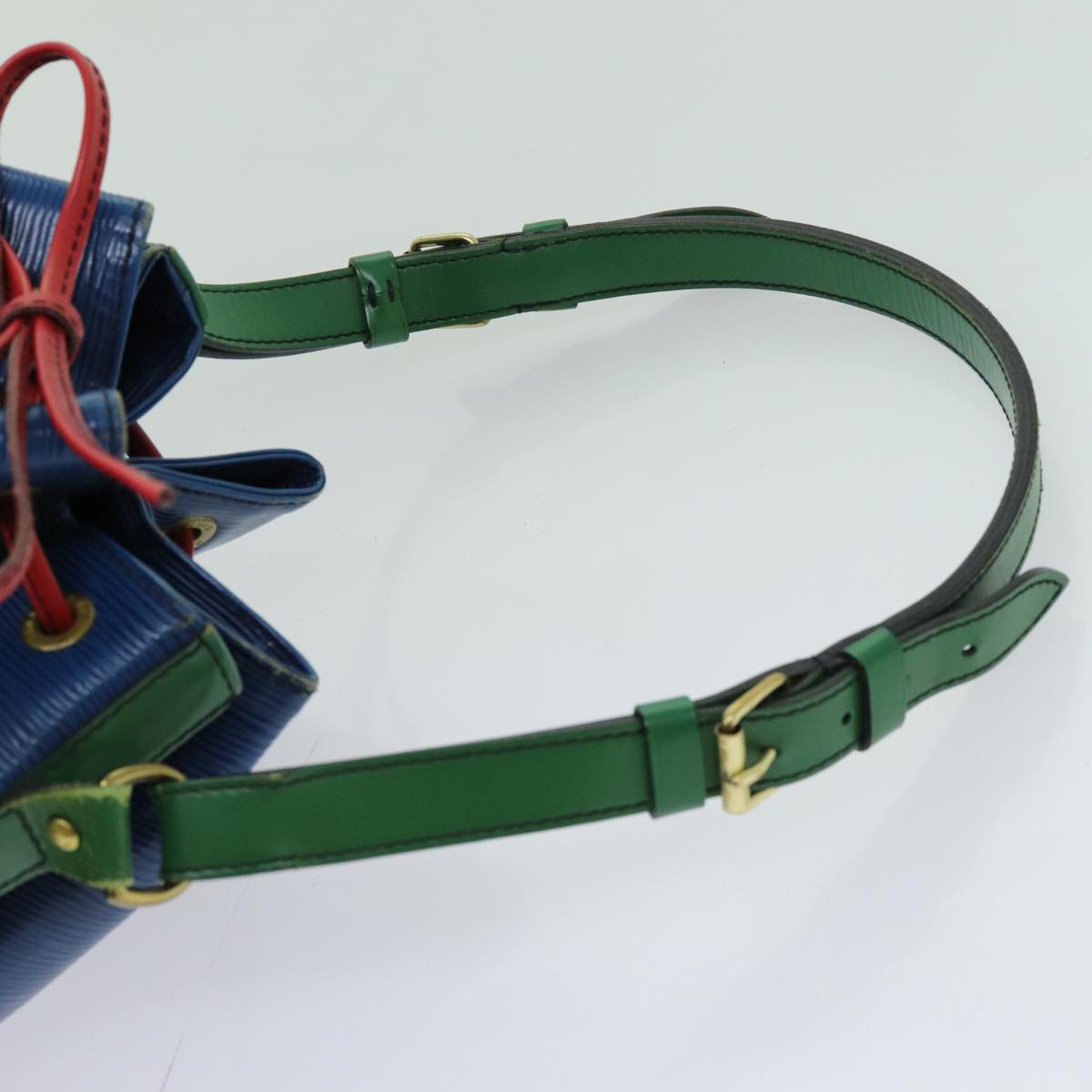 LOUIS VUITTON Epi Toriko Color Noe ShoulderBag Red Blue Green M44084 th4767