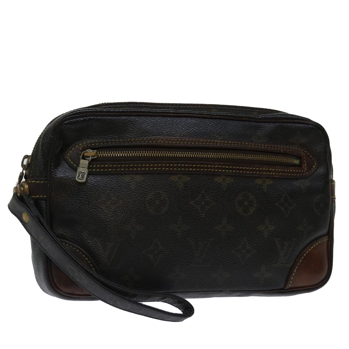 LOUIS VUITTON Monogram Marly Dragonne GM Clutch Bag M51825 LV th4769