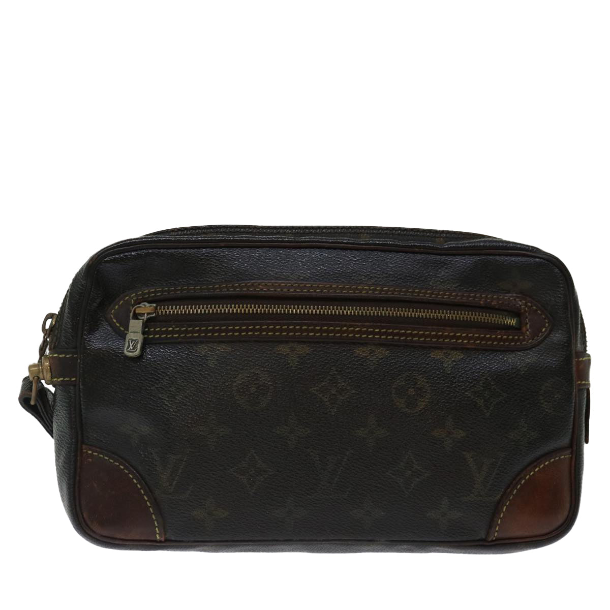 LOUIS VUITTON Monogram Marly Dragonne GM Clutch Bag M51825 LV th4769