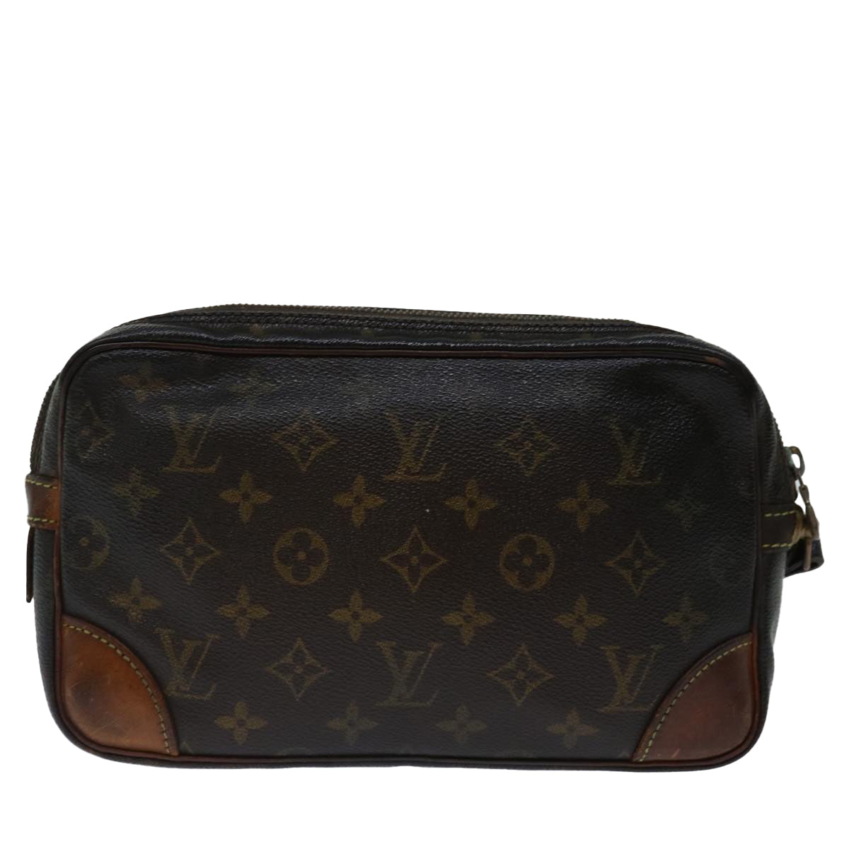 LOUIS VUITTON Monogram Marly Dragonne GM Clutch Bag M51825 LV th4769