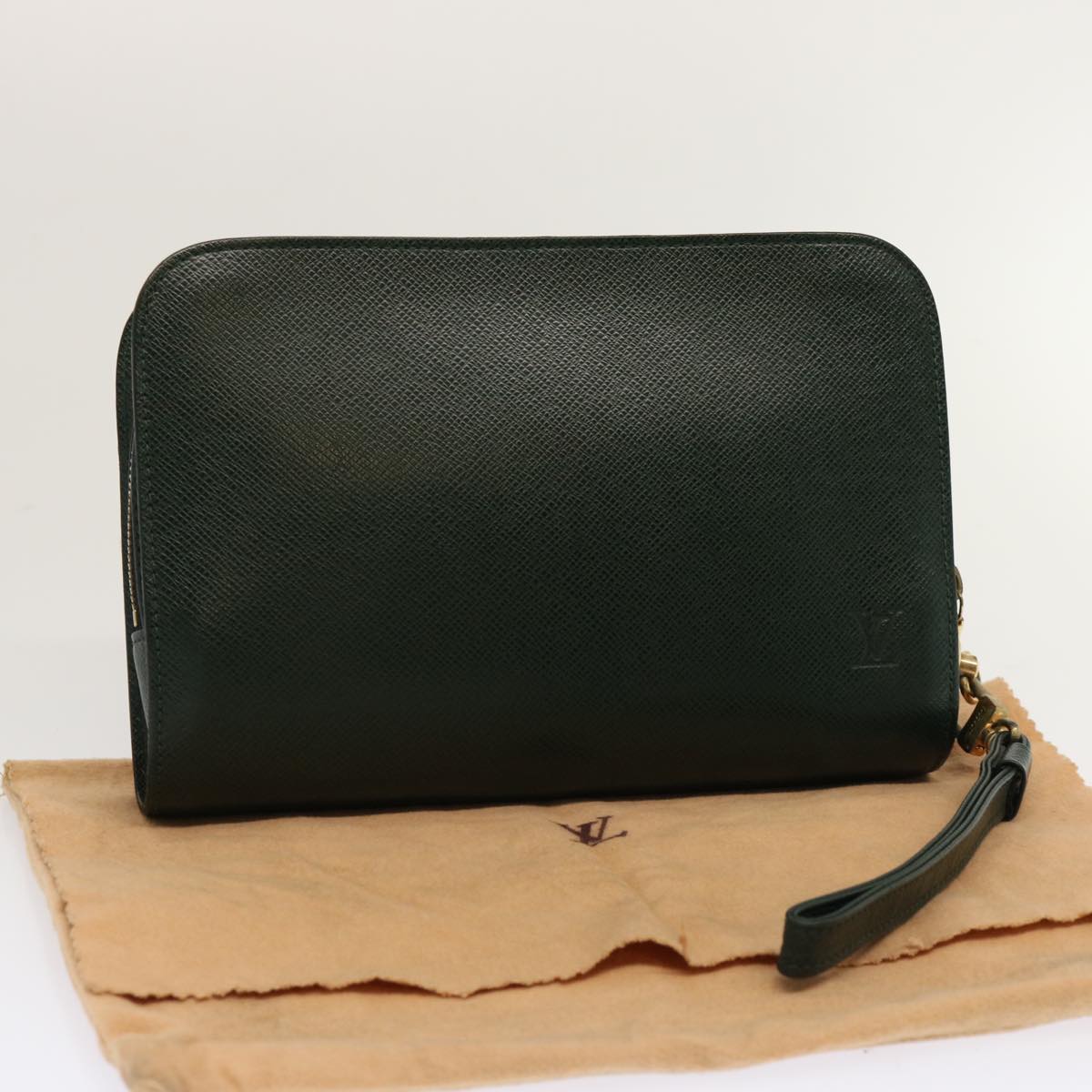 LOUIS VUITTON Taiga Baikal Clutch Bag Epicea M30184 LV th4770