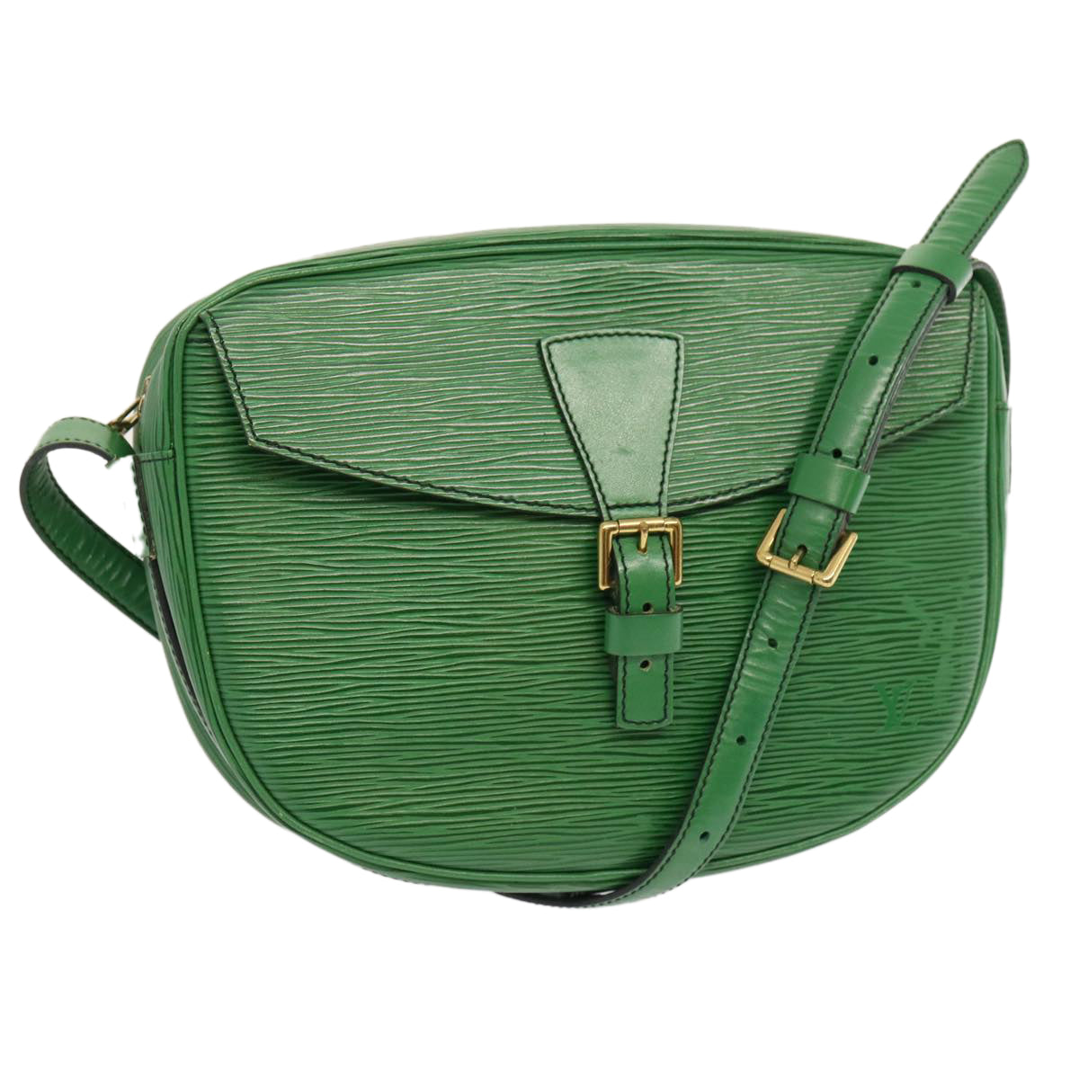 LOUIS VUITTON Epi Jeune Fille MM Shoulder Bag Green M52154 LV th4771