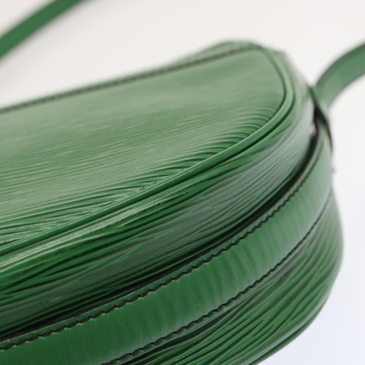LOUIS VUITTON Epi Jeune Fille MM Shoulder Bag Green M52154 LV th4771
