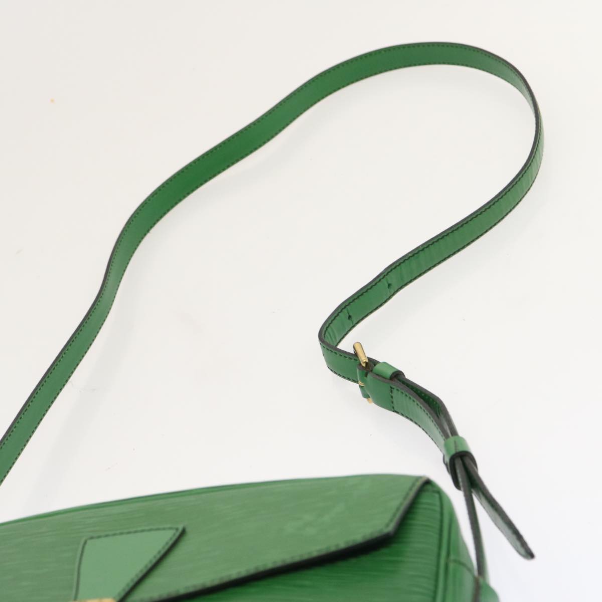LOUIS VUITTON Epi Jeune Fille MM Shoulder Bag Green M52154 LV th4771