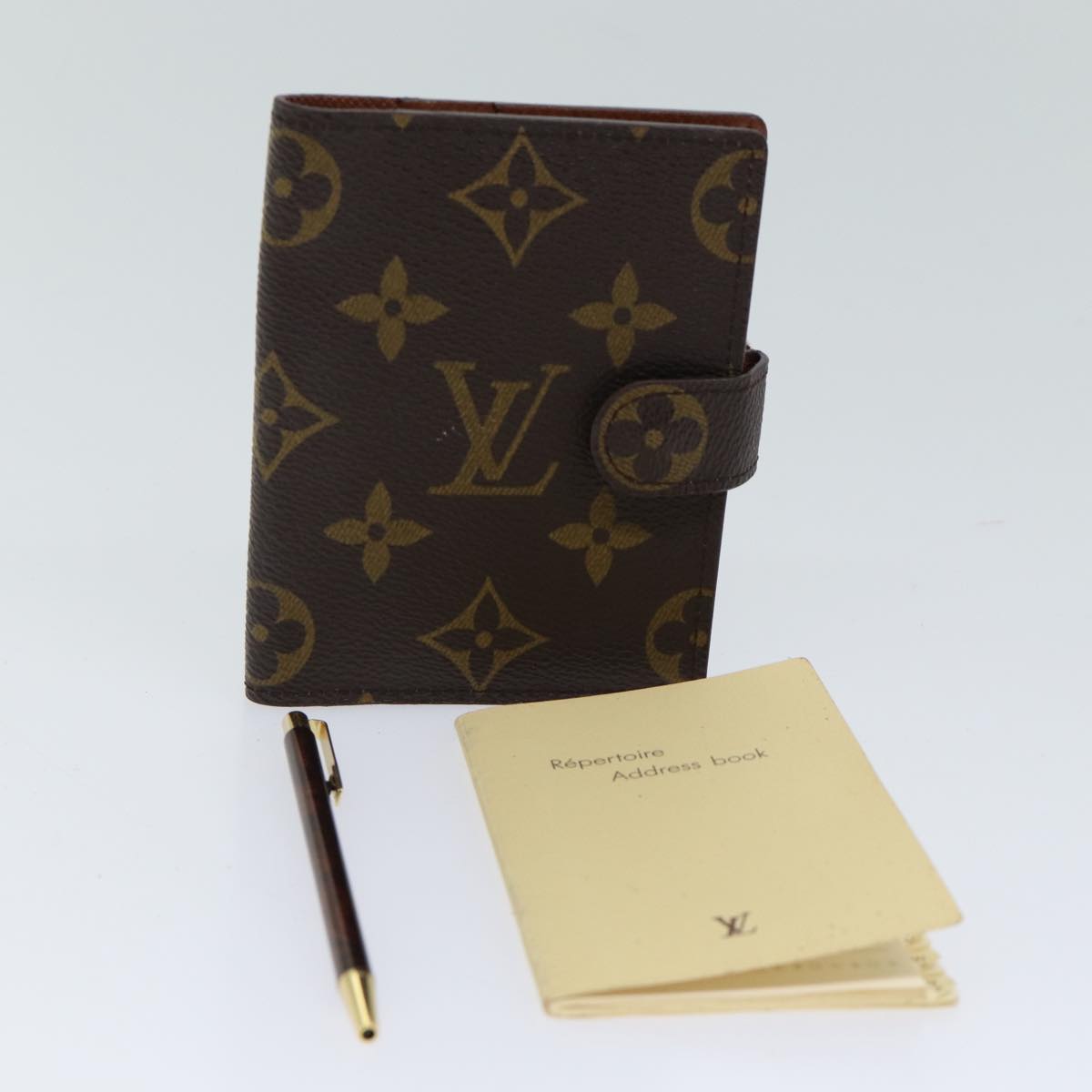 LOUIS VUITTON Monogram Agenda Mini Day Planner Cover R20007 LV th4772