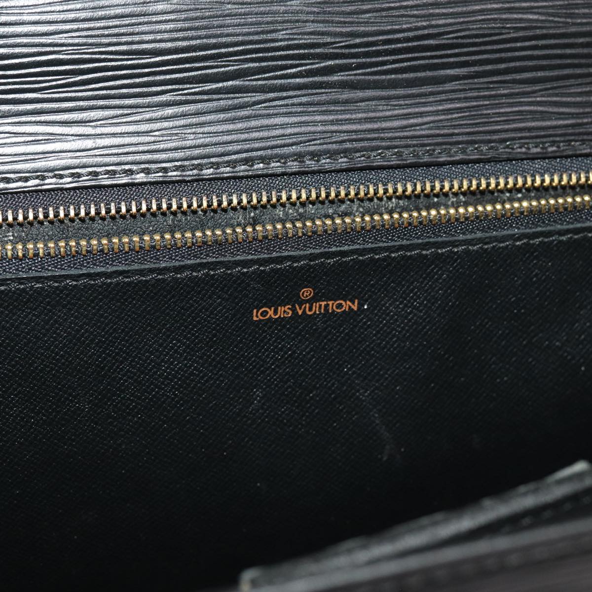 LOUIS VUITTON Epi Serviette Ambassador Business Bag Black M54412 LV th4783