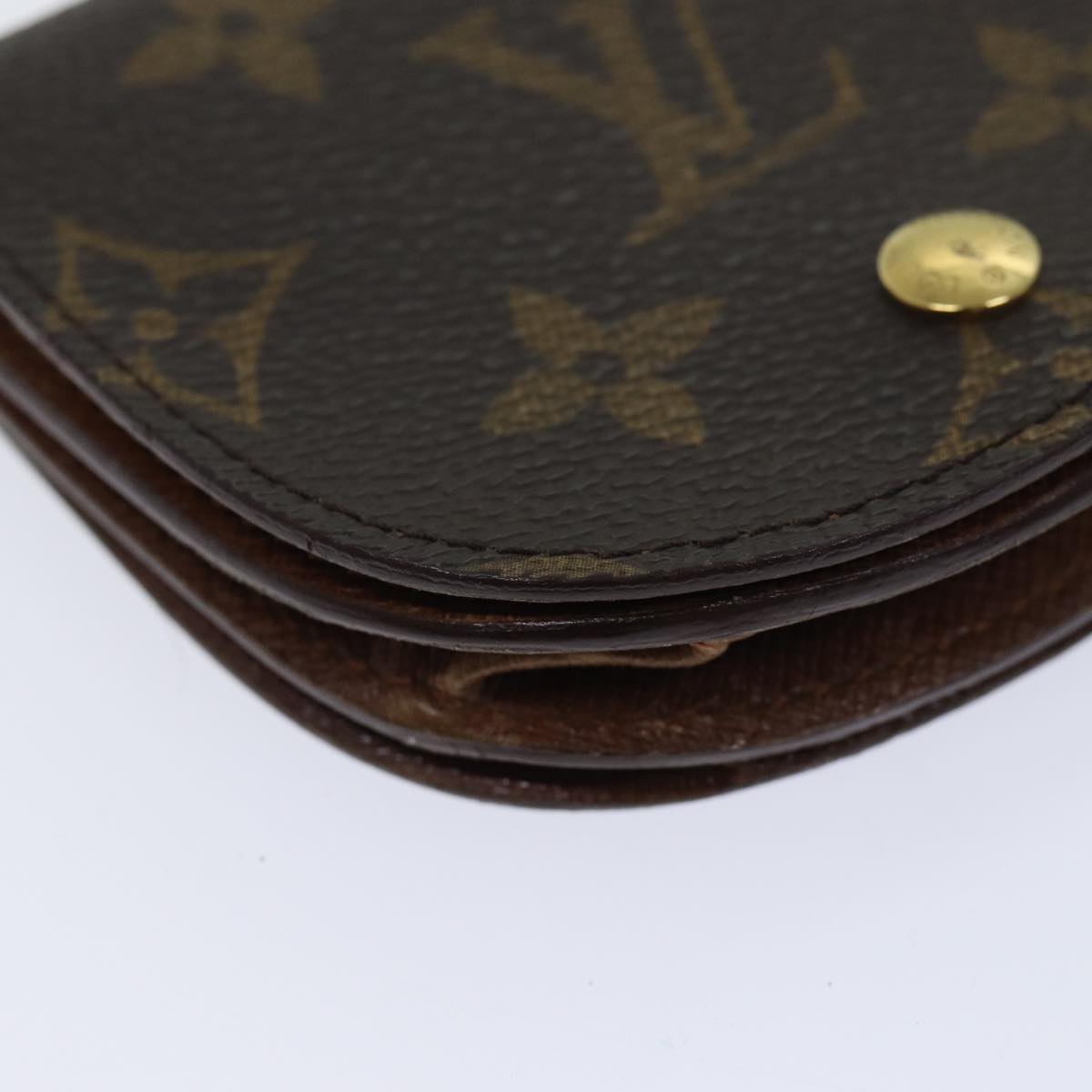 LOUIS VUITTON Monogram Porte Monnaie Guze Coin Purse M61970 LV th4787