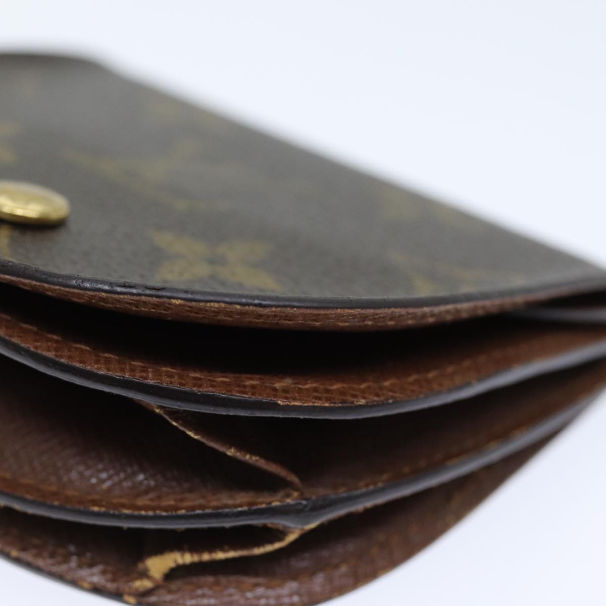 LOUIS VUITTON Monogram Porte Monnaie Guze Coin Purse M61970 LV th4895