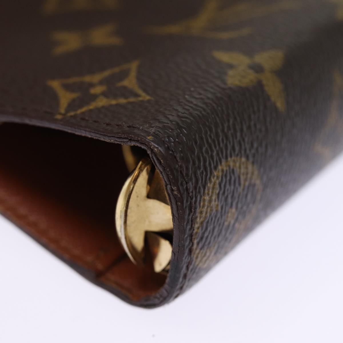 LOUIS VUITTON Monogram Agenda MM Day Planner Cover R20105 LV th4897