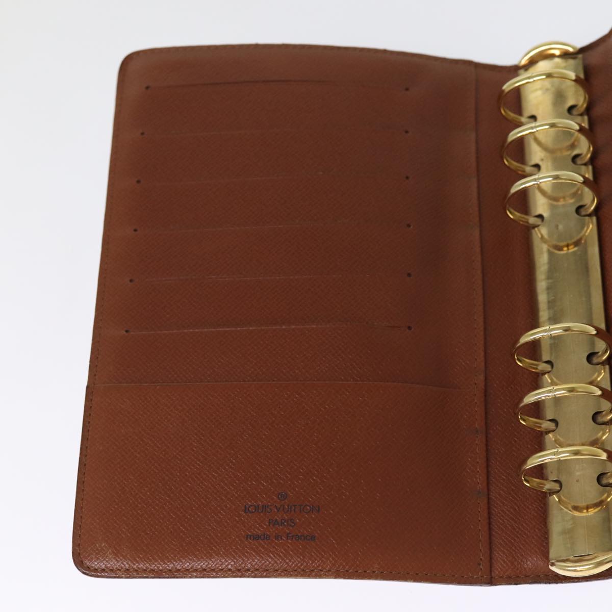 LOUIS VUITTON Monogram Agenda MM Day Planner Cover R20105 LV th4897