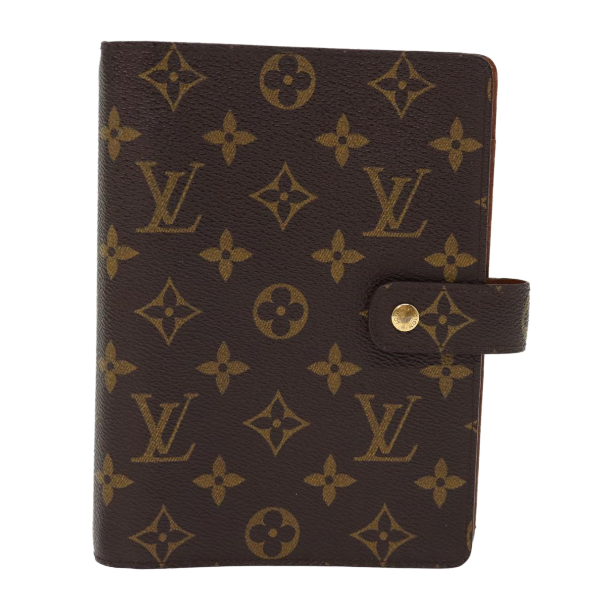 LOUIS VUITTON Monogram Agenda MM Day Planner Cover R20105 LV th4897