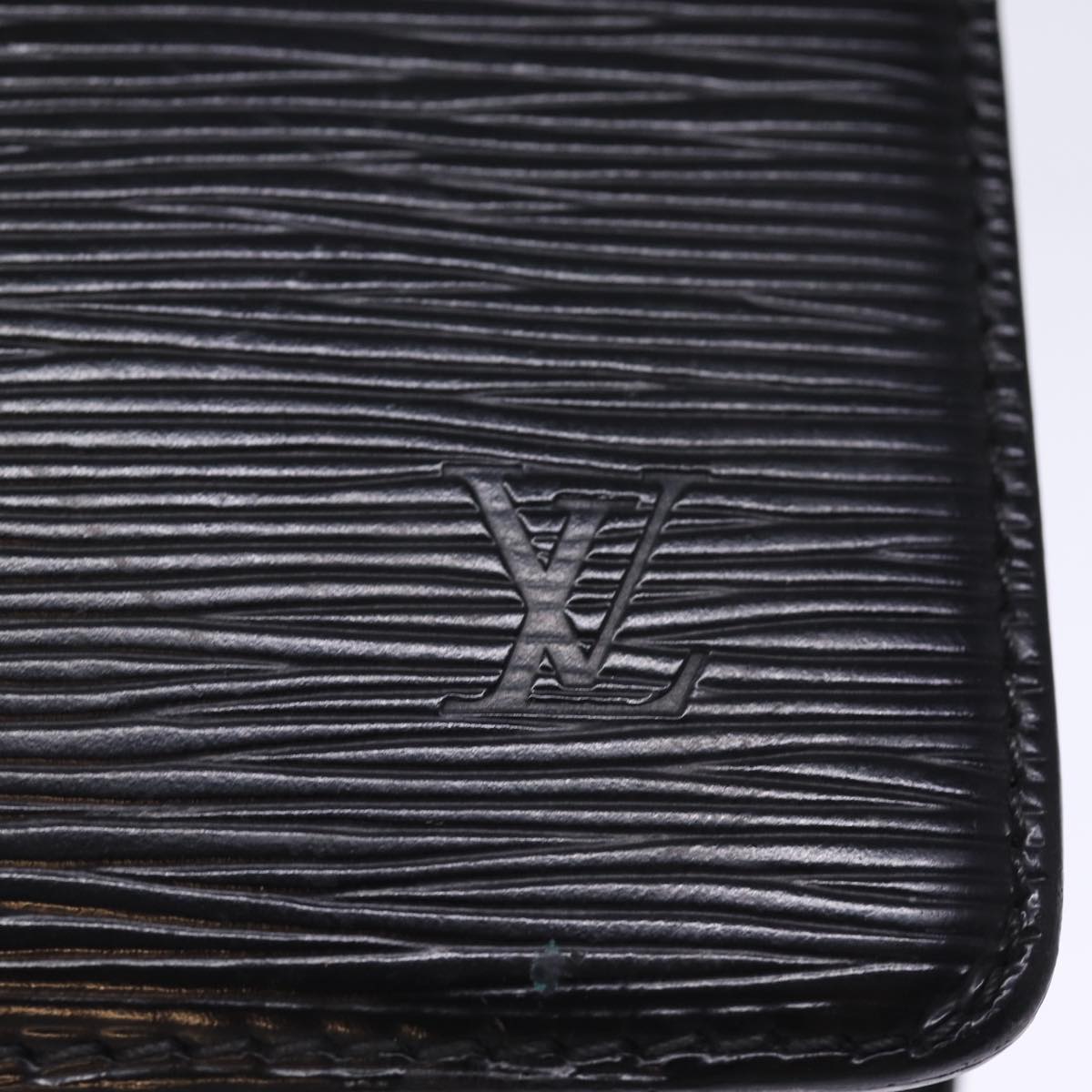 LOUIS VUITTON Epi Pochette Homme Clutch Bag Black Noir M52522 LV th4900
