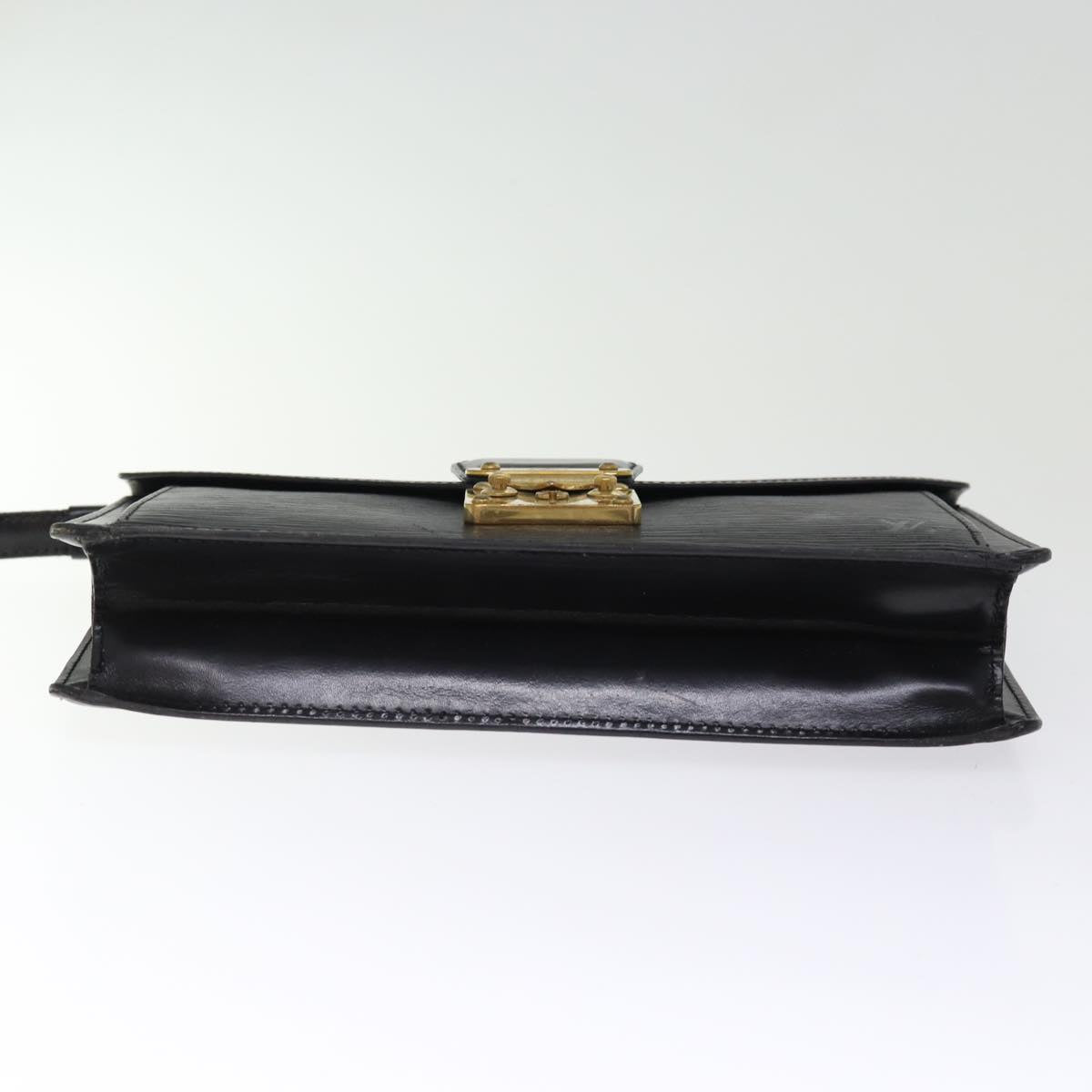 LOUIS VUITTON Epi Serie Dragonne Hand Bag Black Noir M52612 LV th4901