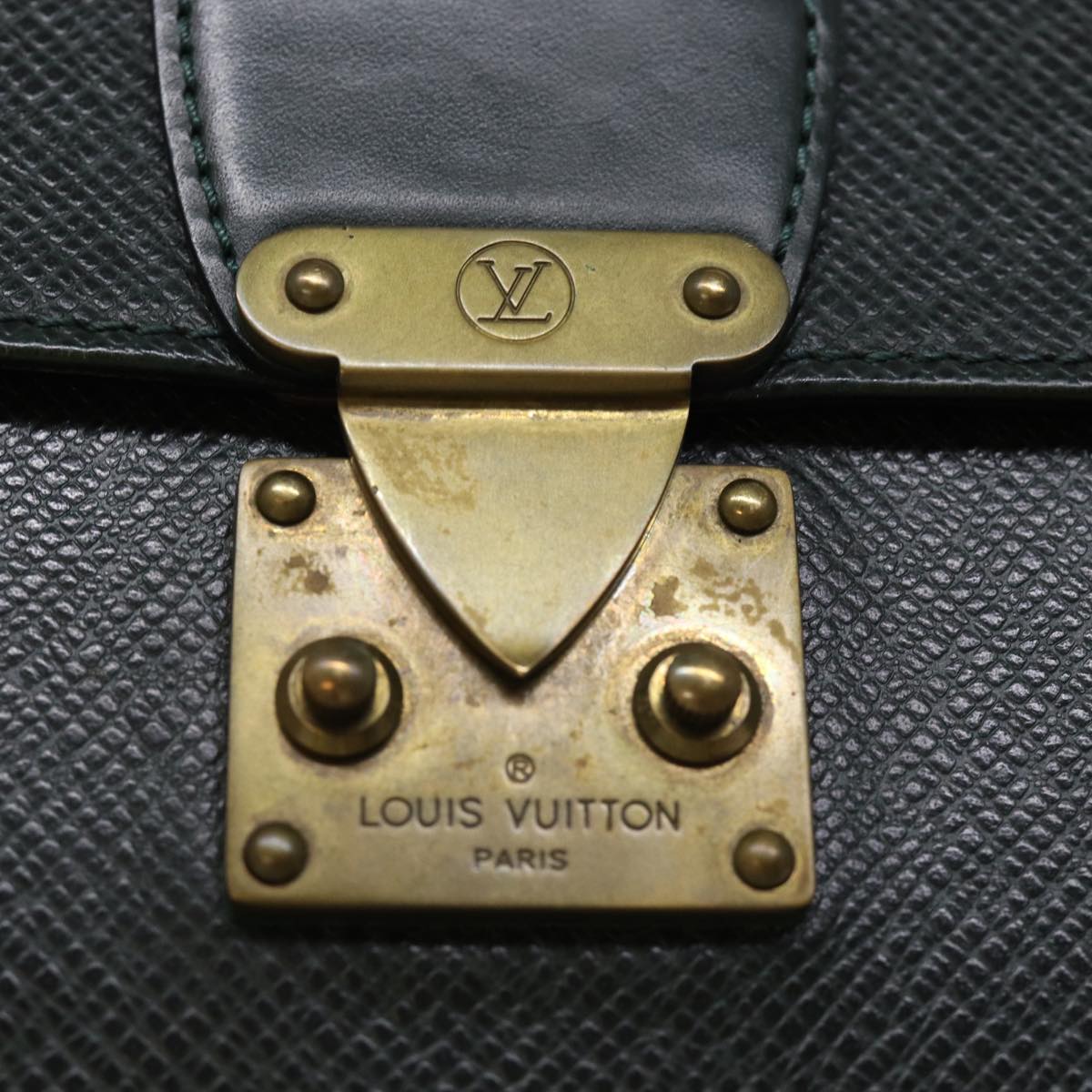 LOUIS VUITTON Taiga Pochette Kourad Clutch Bag Epicea M30194 LV th4902
