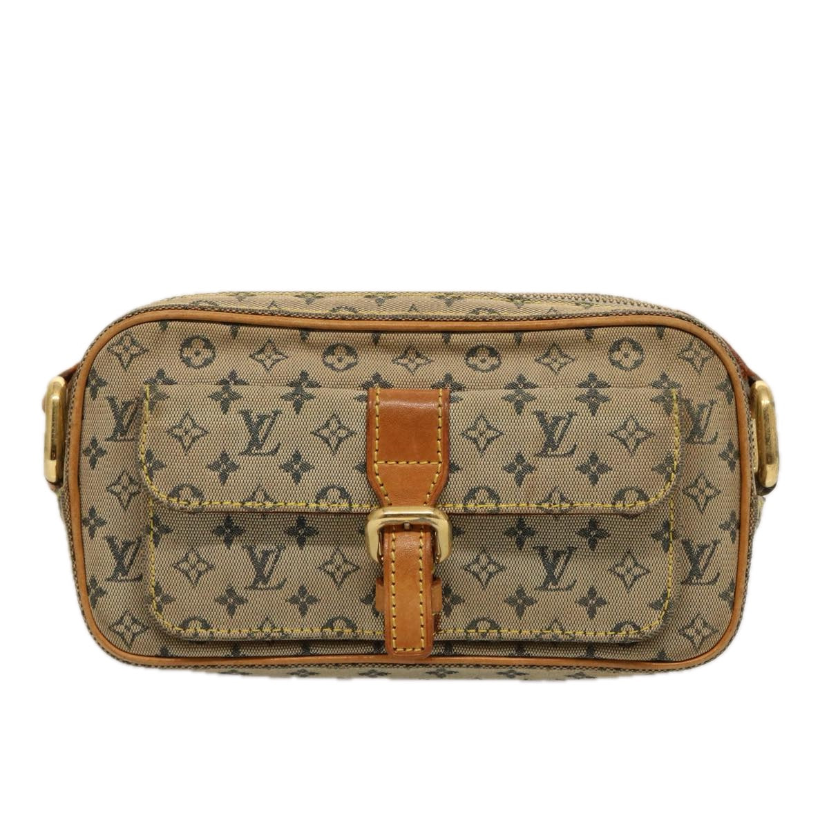 LOUIS VUITTON Monogram Mini Juliet MM Shoulder Bag Blue M92004 LV th4905