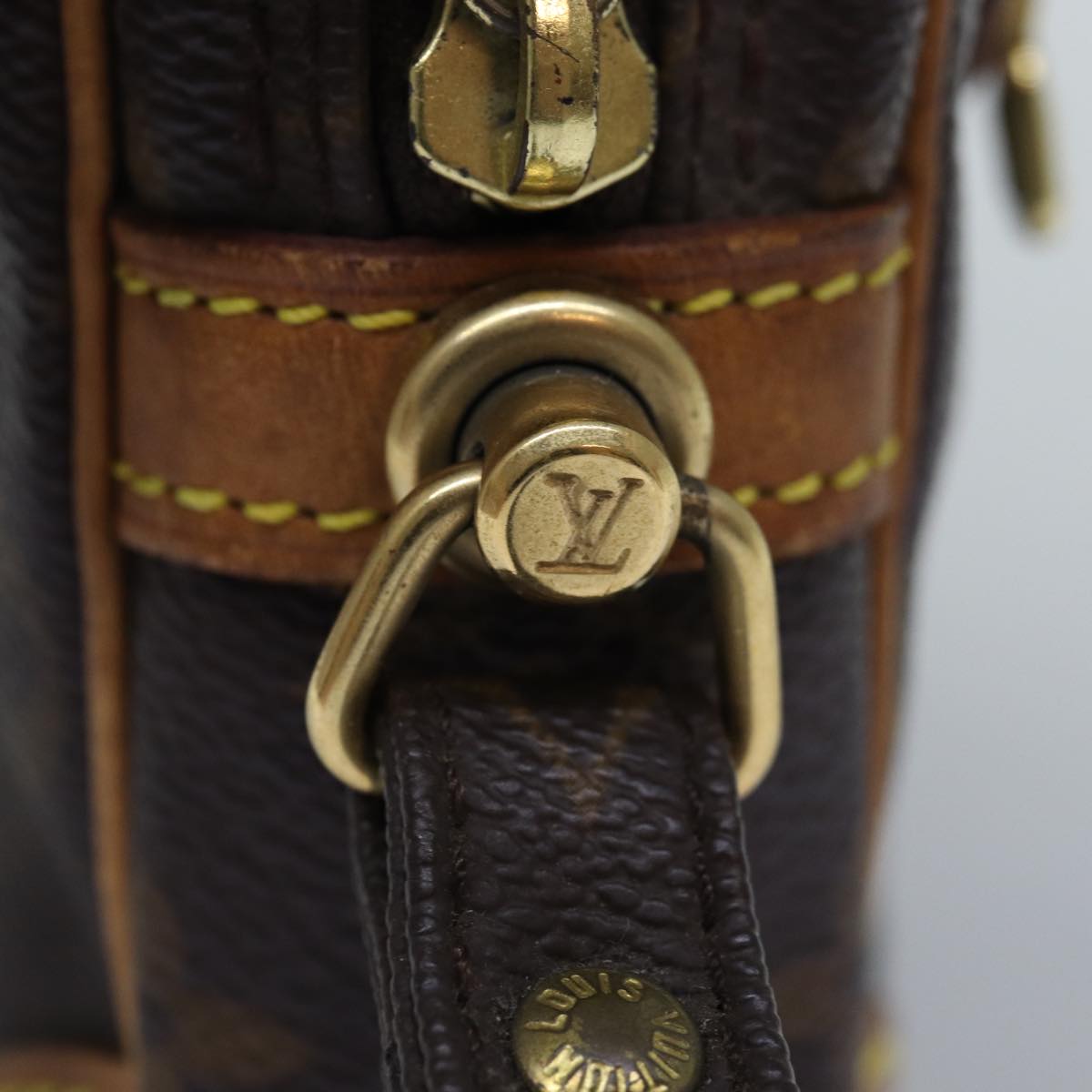 LOUIS VUITTON Monogram Marly Dragonne GM Clutch Bag M51825 LV th4906