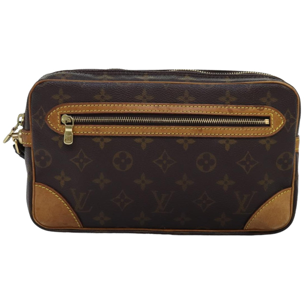 LOUIS VUITTON Monogram Marly Dragonne GM Clutch Bag M51825 LV th4906