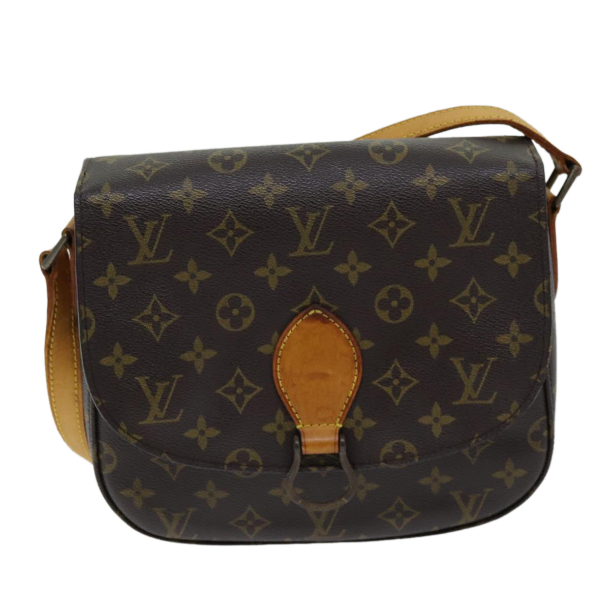 LOUIS VUITTON Monogram Saint Cloud GM Shoulder Bag M51242 th4908