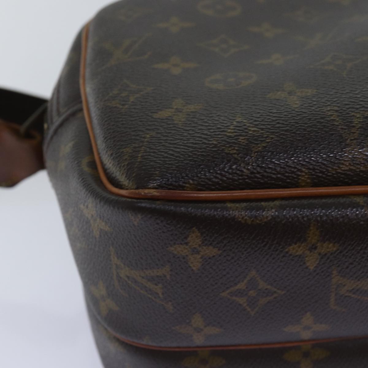 LOUIS VUITTON Monogram Reporter PM Shoulder Bag M45254 LV th4919