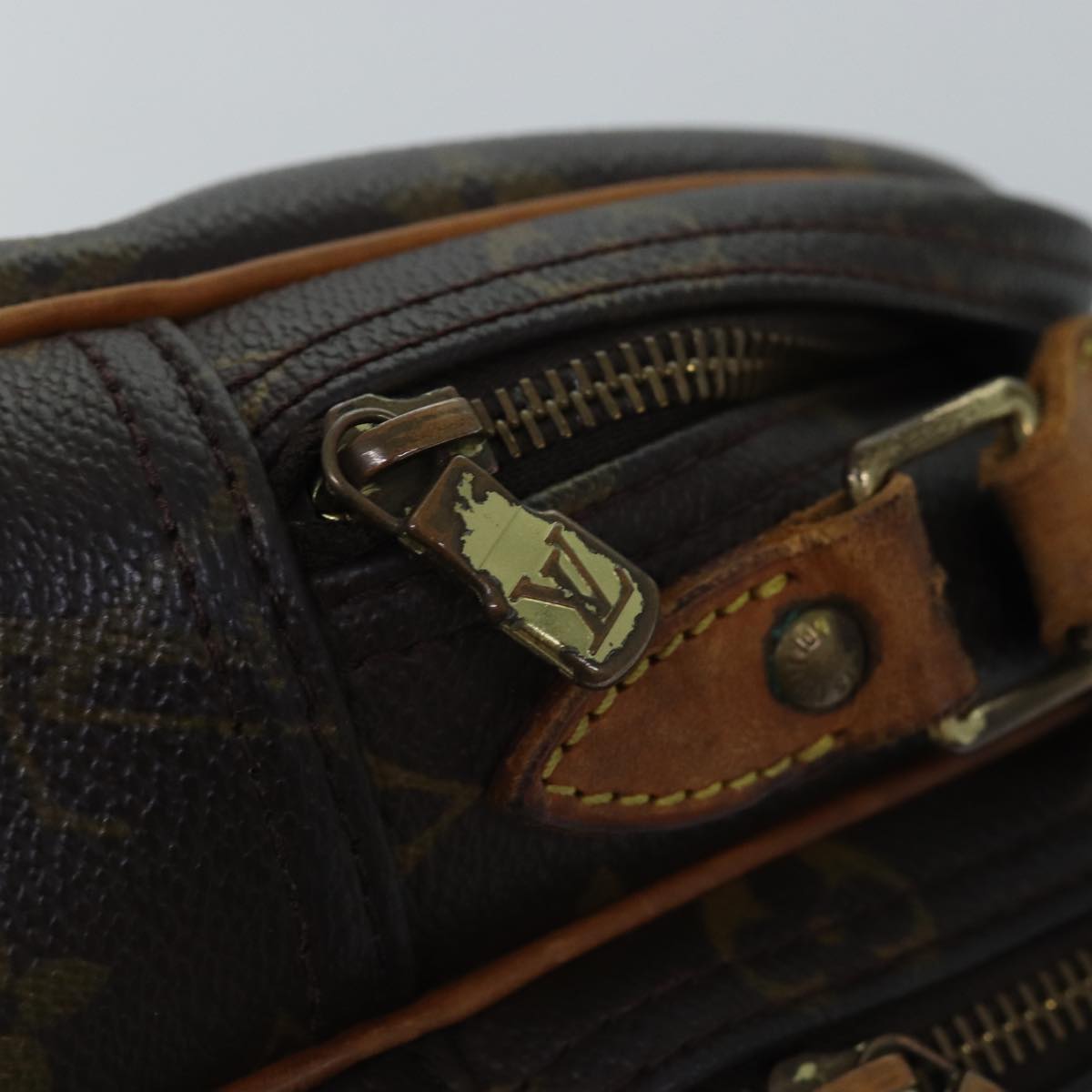 LOUIS VUITTON Monogram Reporter PM Shoulder Bag M45254 LV th4919