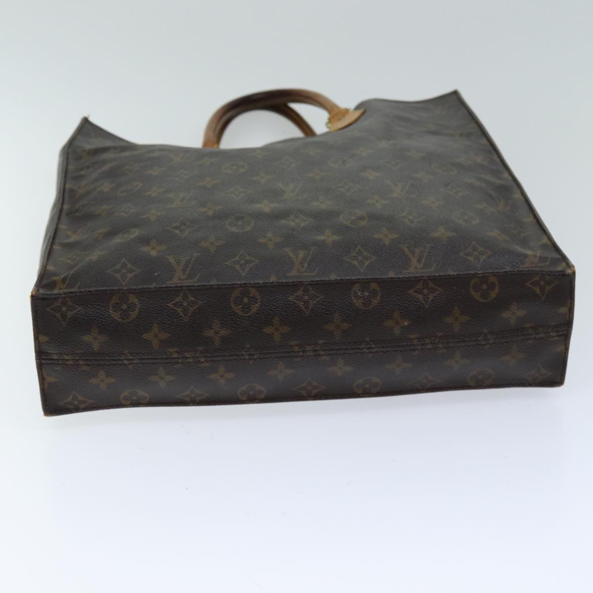 LOUIS VUITTON Monogram Sac Plat Hand Bag M51140 LV th4922