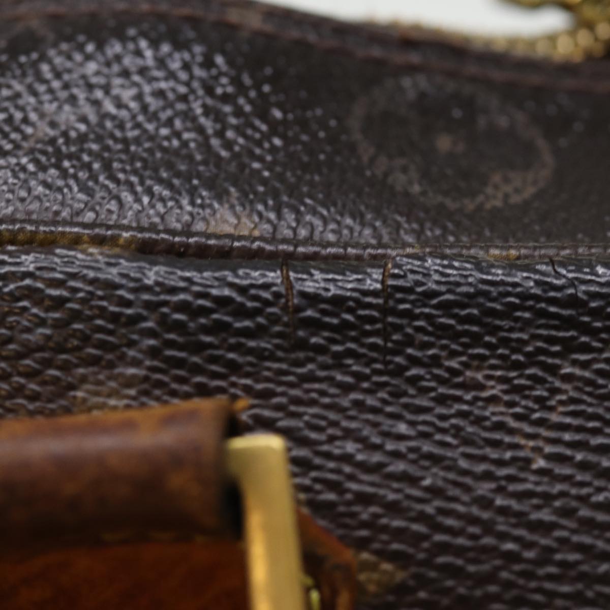LOUIS VUITTON Monogram Sac Bosphore Hand Bag M40043 LV th4924