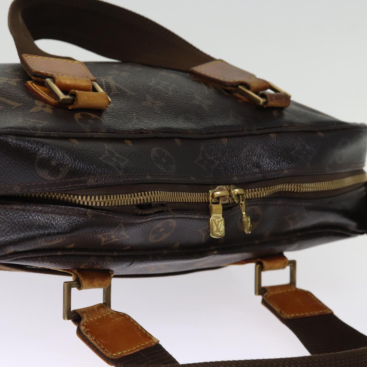 LOUIS VUITTON Monogram Sac Bosphore Hand Bag M40043 LV th4924