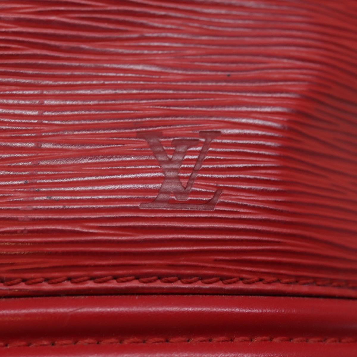 LOUIS VUITTON Epi Cannes Hand Bag Red M48037 LV th4931