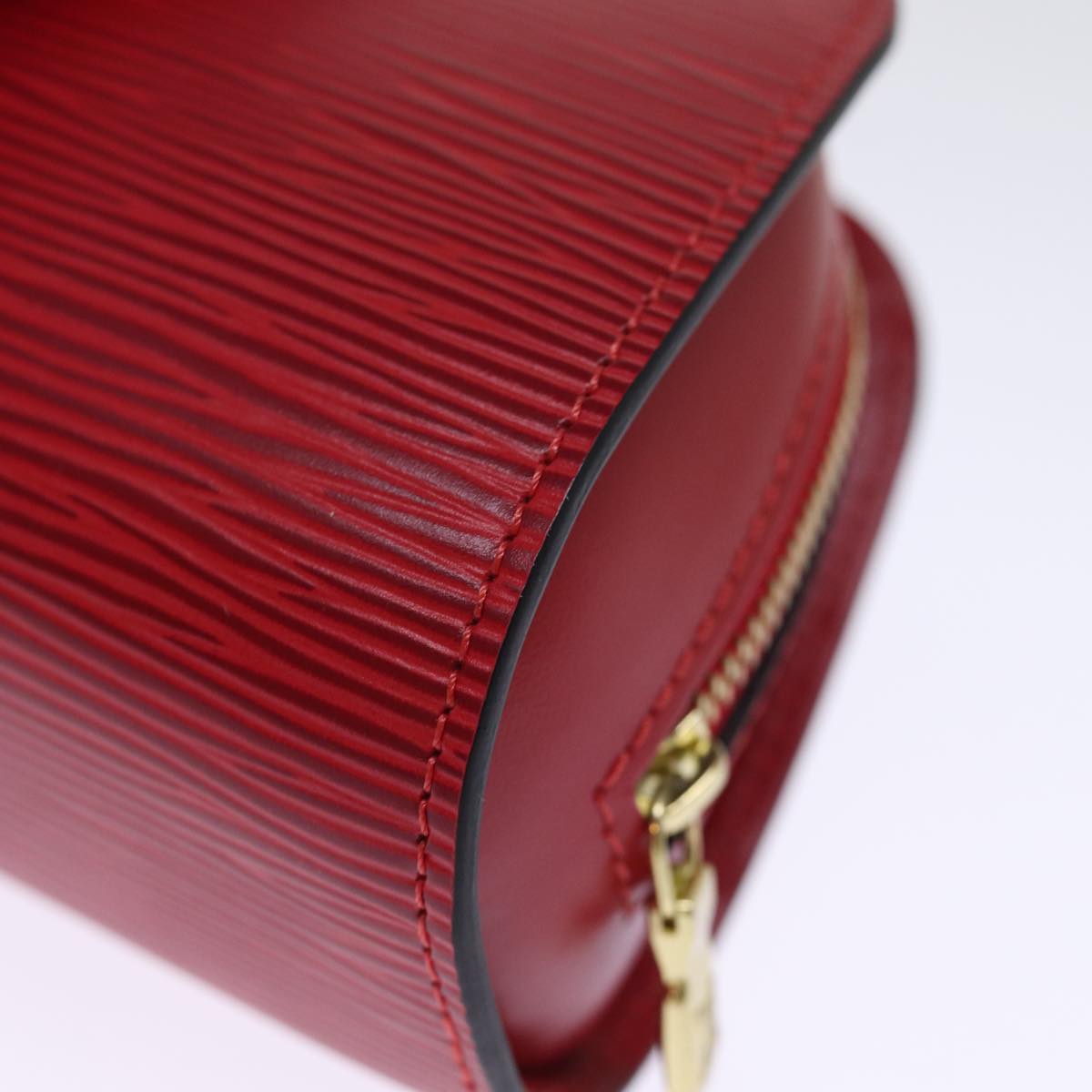 LOUIS VUITTON Epi Dauphine PM Pouch Castilian Red M48447 LV th4932