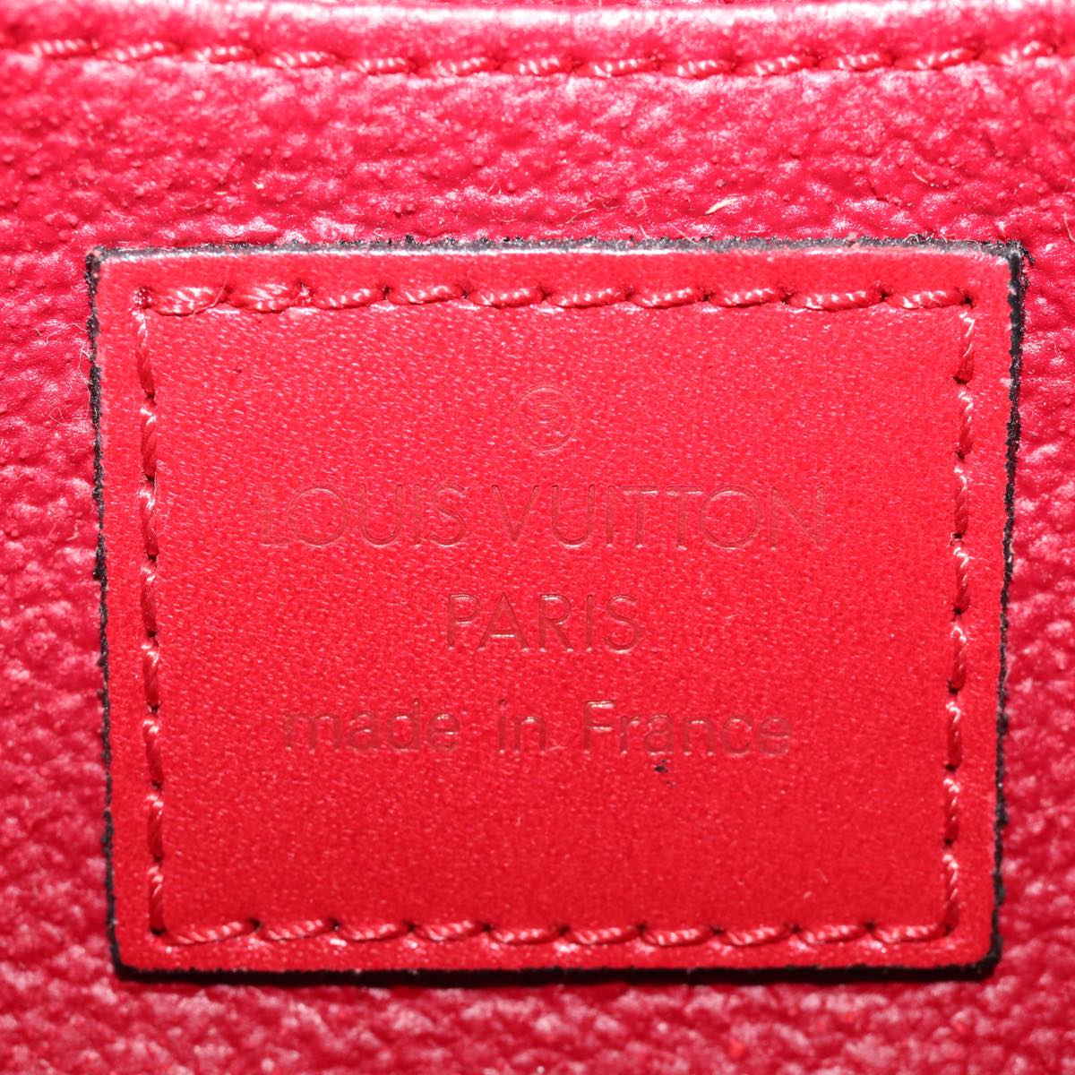 LOUIS VUITTON Epi Dauphine PM Pouch Castilian Red M48447 LV th4932