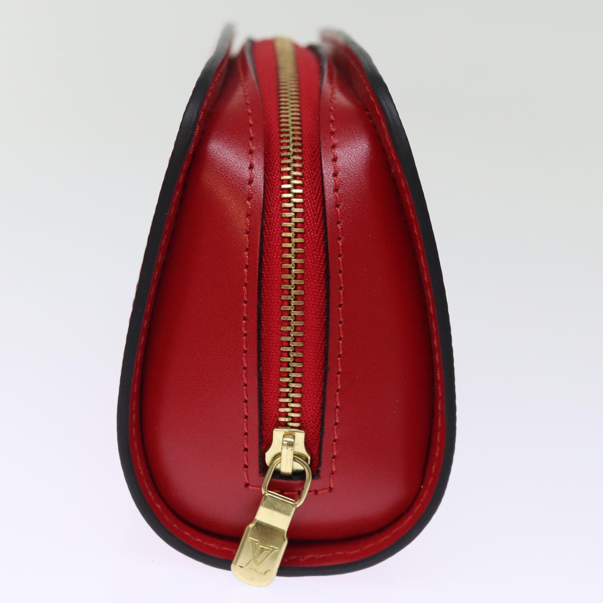 LOUIS VUITTON Epi Dauphine PM Pouch Castilian Red M48447 LV th4932